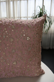Pale Pink Square Cushion Cover (Set of 2)