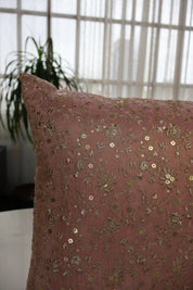 Pale Pink Square Cushion Cover (Set of 2)