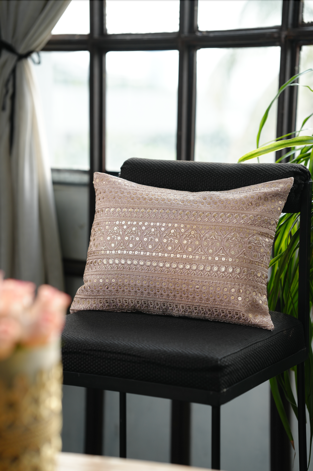Pale Pink Rectangle Cushion Cover (Set of 2)