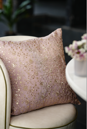 Pale Pink Square Cushion Cover (Set of 2)
