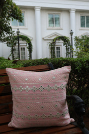 Pink Mirror Square Cushion Cover (Set of 2)